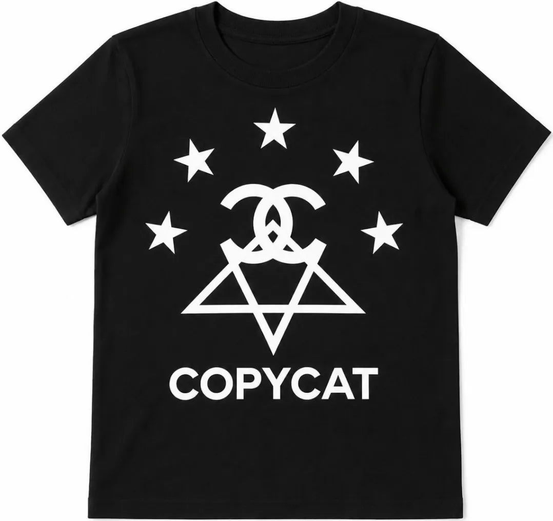 Copycat Tee — Noir Blanc
